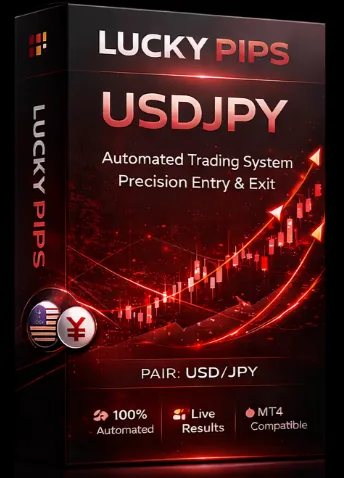 عبوة منتج المستشار الآلي Lucky Pips USDJPY لمنصة MT4